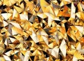 Luxury Abstract Realistic Gold Texture Reflection Close Up Background 3D rendering Royalty Free Stock Photo