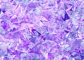 Luxury Abstract Realistic Purple Crystal Texture Reflection Close Up Background 3D rendering