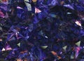 Luxury Abstract Realistic Purple Crystal Texture Reflection Close Up Background 3D rendering