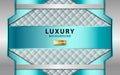 Luxury abstract technology white vector background with blue line.Overlap layers with paper effect. digital template. Realistic Royalty Free Stock Photo