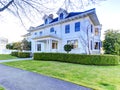 Luxury american house with curb appeal Royalty Free Stock Photo