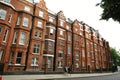 Luxury apartment buildings in Brompton Road Knightsbridge one of the wealthiest and most famous district in London Uk