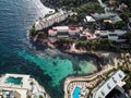 Luxury apartments and hotel with swimming pool, Mallorca, Spain Royalty Free Stock Photo