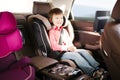 Luxury baby car seat for safety