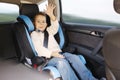 Luxury baby car seat for safety Royalty Free Stock Photo