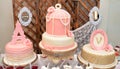 Luxury baby girl birthday cake