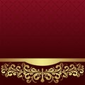 Luxury Background with golden royal Border.