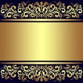 Luxury Background with golden royal Borders.