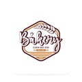 Luxury Bakery Shop logo design vector , best for bread and cakes shop, food beverages store logo emblem