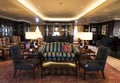 Luxury bar on cruise ship Royalty Free Stock Photo