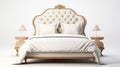 Luxury Baroque-inspired Bedroom Set Detailed Hyperrealism With Retro Feel