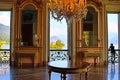 Luxury baroque palace interior Isola Bella Lago Maggiore Italy Royalty Free Stock Photo