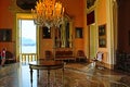 Luxury baroque palace interior Isola Bella Lago Maggiore Italy Royalty Free Stock Photo