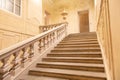 Luxury baroque staircase, elegant vintage interior