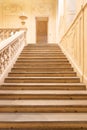 Luxury baroque staircase, elegant vintage interior