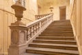 Luxury baroque staircase, elegant vintage interior