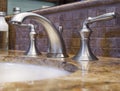 Luxury Bathroom Faucet Royalty Free Stock Photo