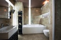 Luxury bathroom interior