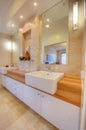 Luxury bathroom in modern home Royalty Free Stock Photo