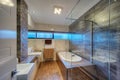 Luxury bathroom in modern home Royalty Free Stock Photo