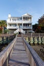 Luxury beach house Royalty Free Stock Photo