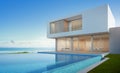 Luxury Beach House With Sea View Swimming Pool In Modern Design, Vacation Home For Big Family