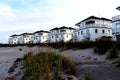 Luxury Beach houses at the Baltic Sea Royalty Free Stock Photo