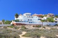 Luxury beachfront holiday villas. Royalty Free Stock Photo