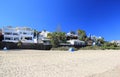 Luxury beachfront holiday villas. Royalty Free Stock Photo