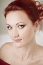Luxury beautiful redhaired woman Royalty Free Stock Photo