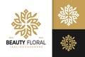 Luxury Beauty Floral Logo Design, brand identity logos vector, modern logo, Logo Designs Vector Illustration Template Royalty Free Stock Photo
