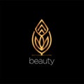 Luxury Beauty Leaf Elegant Logo Style Sign Symbol Icon