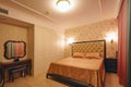 Luxury bedroom, night scene Royalty Free Stock Photo