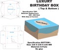 Luxury Birthday Box diecutting