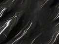 Luxury black and gold marble texture background. Fractal art background for creative design. Royalty Free Stock Photo