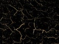 Luxury black and gold marble texture, background Marbling texture design for banner, invitation, website, print Royalty Free Stock Photo