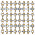 Luxury Black Gold Ornamental Pattern Royalty Free Stock Photo