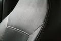 Luxury black leather car seat Royalty Free Stock Photo