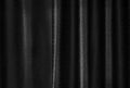 Luxury black silk curtain texture for background and design art work Royalty Free Stock Photo