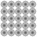 LUXURY BLACK WHITE ORNAMENTAL PATTERN TEXTURE BACKGROUND Royalty Free Stock Photo