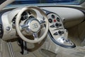 79 th Geneva International Motorshow - interior Bugatti Veyron Bleu Centenaire