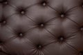Luxury blue leather sofa background texture close up Royalty Free Stock Photo