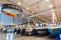 Luxury boats display in the Boat and RV Show