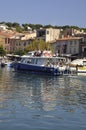 Cassis, 8th september: Panoramic view of the Port of Cassis in France