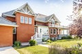 Luxury brick house, Canada Royalty Free Stock Photo