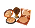 Luxury bronzers makeups Royalty Free Stock Photo