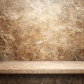 Luxury Brown Limestone Texture Background with White Light Finish Royalty Free Stock Photo