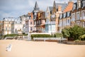 Buildings in Trouville town, France