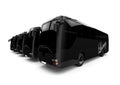 Luxury Bus Fleet Royalty Free Stock Photo