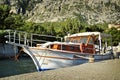 Luxury cabin cruiser Royalty Free Stock Photo